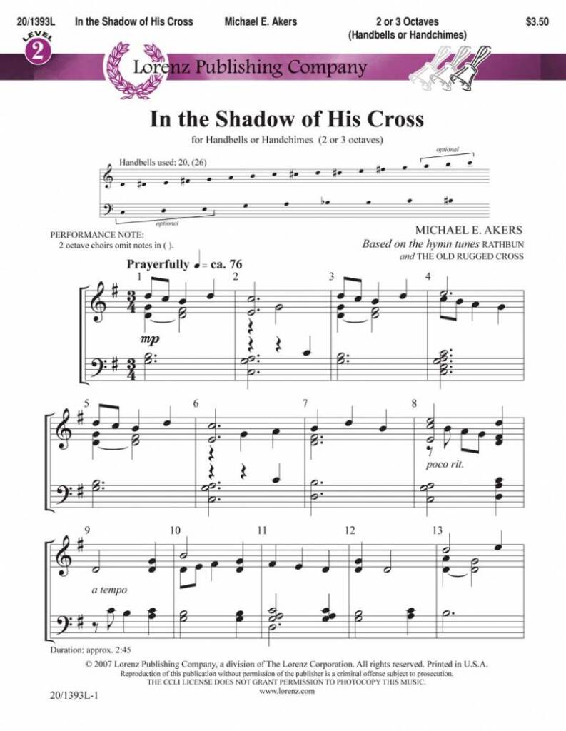 In The Shadow Of His Cross